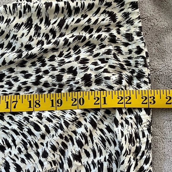 Anthropologie Top Cascais Off Shoulder Leopard Print Knit Long Sleeve Medium - Picture 14 of 14